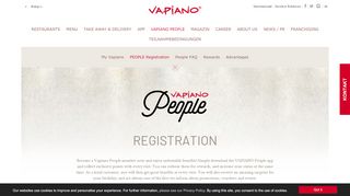 
                            2. PEOPLE Registration | VAPIANO