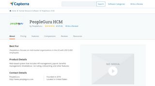 
                            6. PeopleGuru HCM Reviews and Pricing - 2019 - Capterra