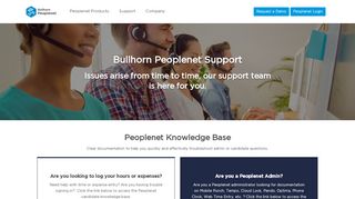 
                            4. Peoplenet Support - Bullhorn