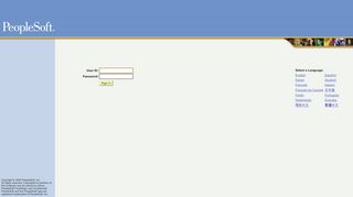 
                            9. PeopleSoft 8 Sign-in