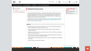 
                            3. PeopleSoft Enterprise ePay - Oracle