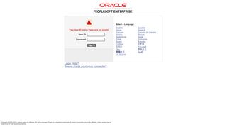 
                            4. PeopleSoft Enterprise Sign-in - Oracle