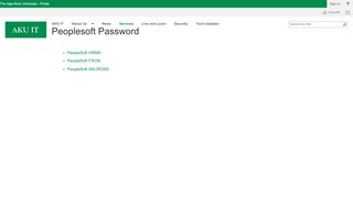 
                            5. Peoplesoft Password - Pages - The Aga Khan University