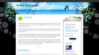 
                            9. PeopleSoft - Verline Gustriandini