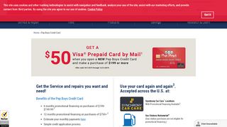 
                            8. Pep Boys Credit Card | Apply Today | Pep Boys