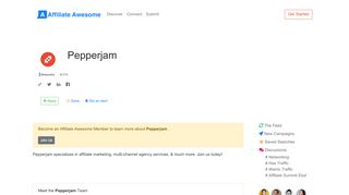 
                            9. Pepperjam - Affiliate Awesome