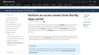 
                            3. Perform an access review from the My Apps portal - Azure Active ...