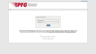 
                            6. Performance Food Group - AFFLINK Strategic Account Ordering Login