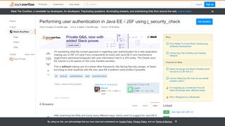 
                            6. Performing user authentication in Java EE / JSF using j ...