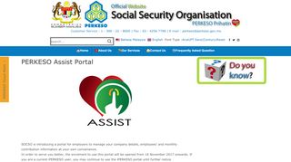 
                            4. PERKESO Assist Portal