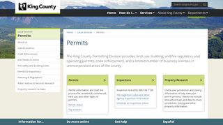 
                            8. Permitting and Environmental Review - King County