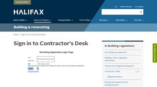 
                            3. Permitting Application Login | Contractors Desk | …
