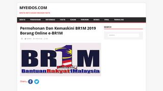 
                            6. Permohonan Dan Kemaskini BR1M 2019 Borang ... - myeidos.com