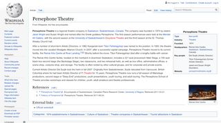 
                            9. Persephone Theatre - Wikipedia