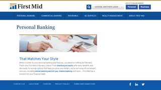 
                            6. Personal Banking - First Mid Bank & Trust