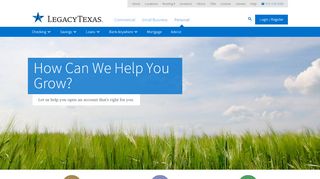 
                            2. Personal Banking from LegacyTexas | LegacyTexas