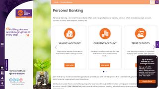 
                            4. Personal Banking | Personal Bank Account - AU Small ...