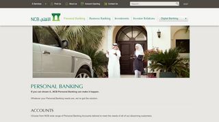 
                            2. Personal Banking Services | Online Banking | NCB - Alahli Bank