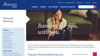 
                            7. Personal Banking Solutions - Ameris Bank