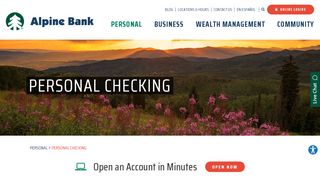 
                            5. Personal Checking Accounts | Alpine Bank | …