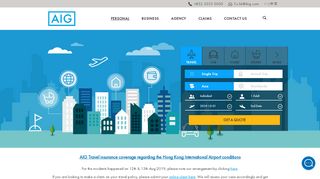 
                            8. Personal - Insurance from AIG in HongKong