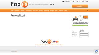 
                            7. Personal Login | FaxFX