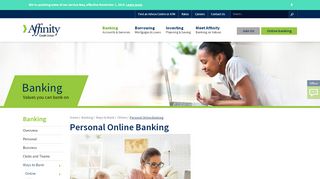 
                            7. Personal Online Banking Account | Affinity Credit Union