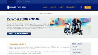 
                            1. Personal Online Banking | Nevada State Bank