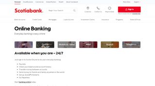 
                            2. Personal Online Banking - Scotiabank Global Site