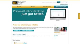 
                            9. Personal Online Banking Services | Fremont Bank