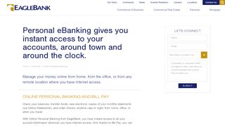 
                            1. Personal Online Mobile Banking in Washington, DC ... - EagleBank