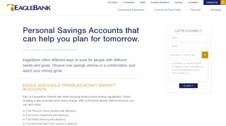 
                            6. Personal Savings Accounts in Washington, DC, Maryland ... - EagleBank