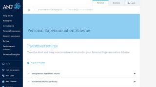 
                            7. Personal Superannuation Scheme | AMP