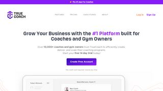 
                            2. Personal Training Software - TrueCoach