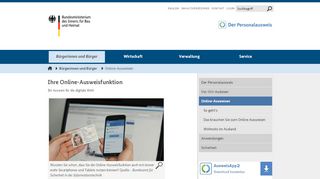 
                            1. Personalausweisportal - Online-Ausweisen