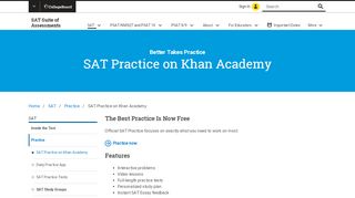 
                            6. Personalized SAT Practice on Khan Academy | SAT Suite of ...