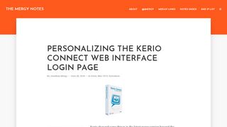 
                            3. Personalizing the Kerio Connect Web Interface …