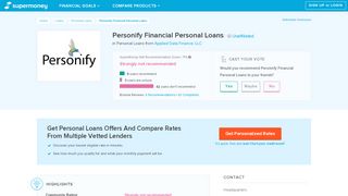 
                            9. Personify Financial Personal Loans Reviews (Aug. …