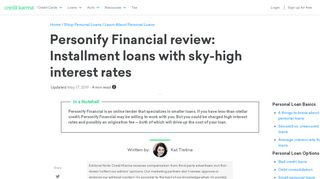 
                            7. Personify Financial Review: Expensive Installment …