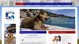 
                            7. Pet Chip Registry UK - Home