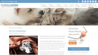 
                            4. Pet Euthanasia: Making the very difficult decision to euthanize ...