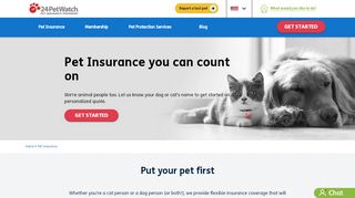 
                            3. Pet Insurance | 24PetWatch