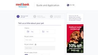 
                            5. Pet Insurance Quote | Get a Quote Online | Medibank