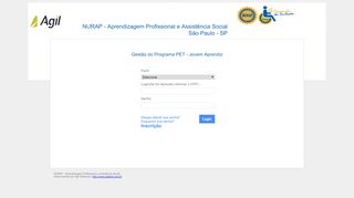 
                            7. PET - Jovem Aprendiz - Login Operacional