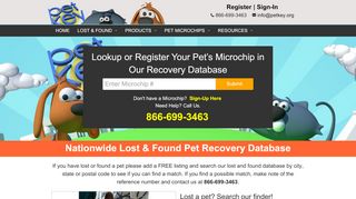 
                            8. Pet Microchip ID Lookup & Registration for Dogs & Cats
