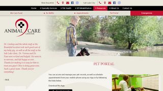 
                            3. Pet Portal | Animal Care Center