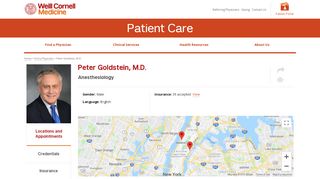 
                            8. Peter Goldstein, M.D. | Weill Cornell Medicine