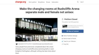 
                            8. Petition · Rushcliffe borough council: Ban the unisex changing rooms ...