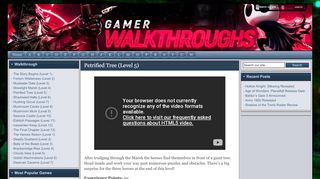
                            3. Petrified Tree (Level 5) - Gamer Walkthroughs