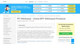 
                            8. PF Withdrawal Procedure - EPF Withdrawal Form, Rules ...